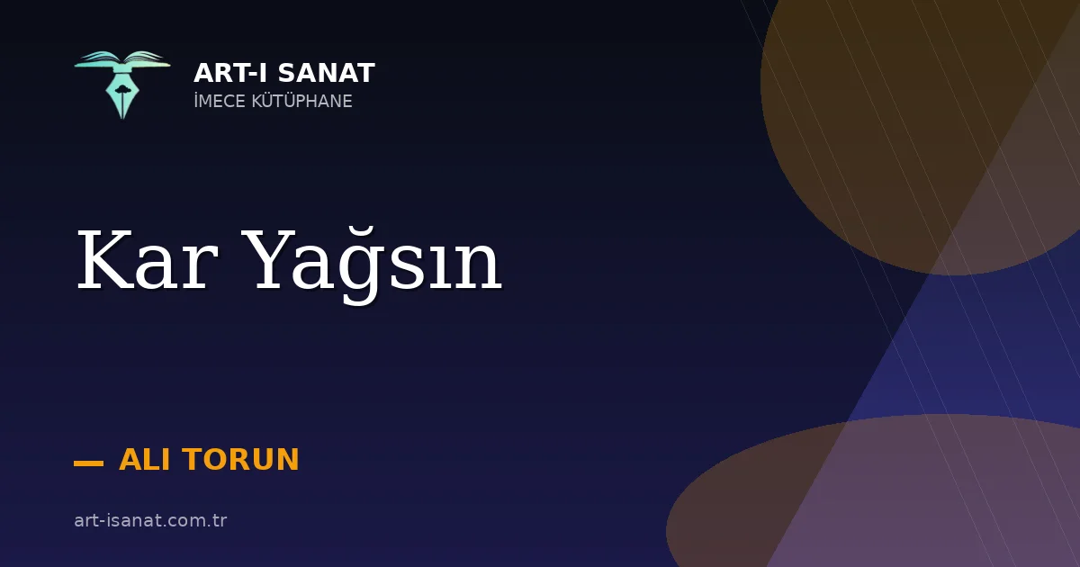 Kar Yağsın