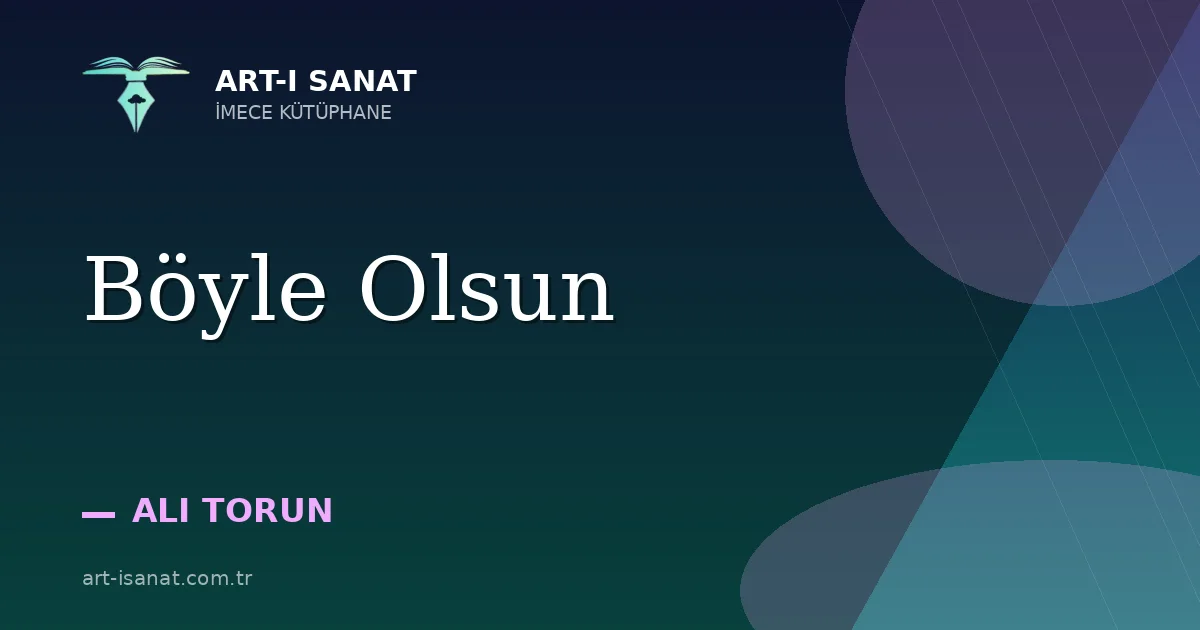 Böyle Olsun