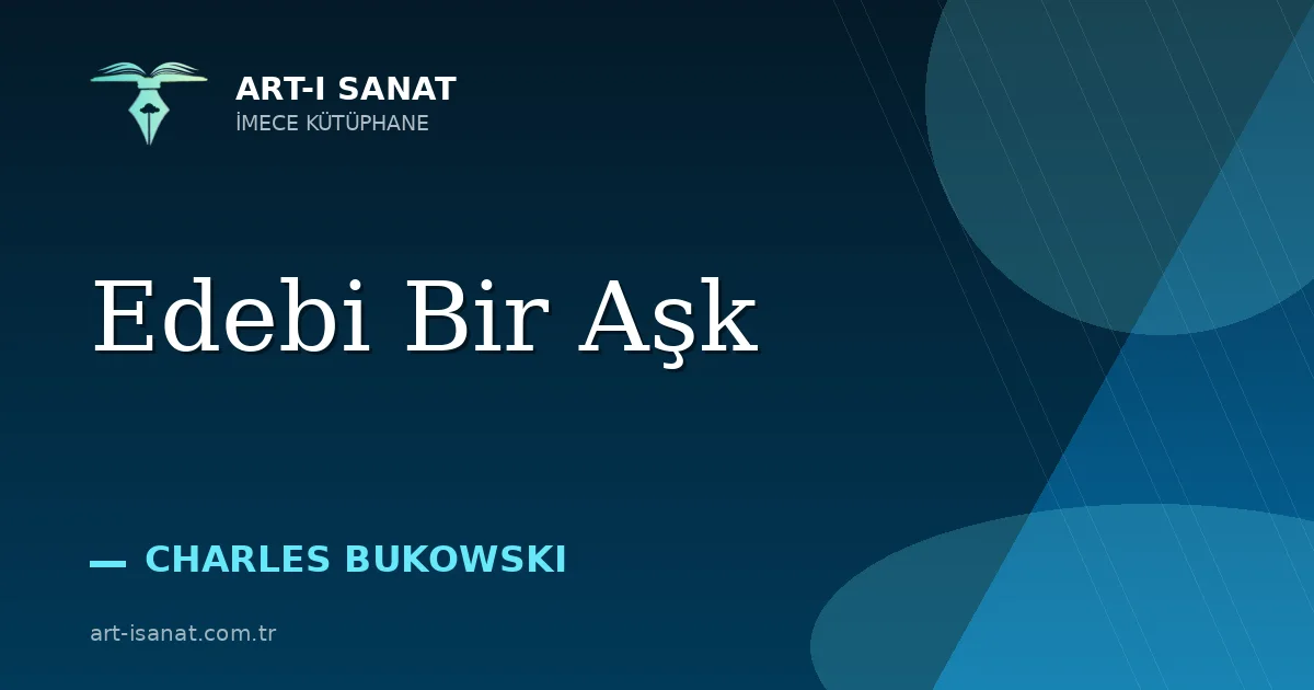 Edebi Bir Aşk