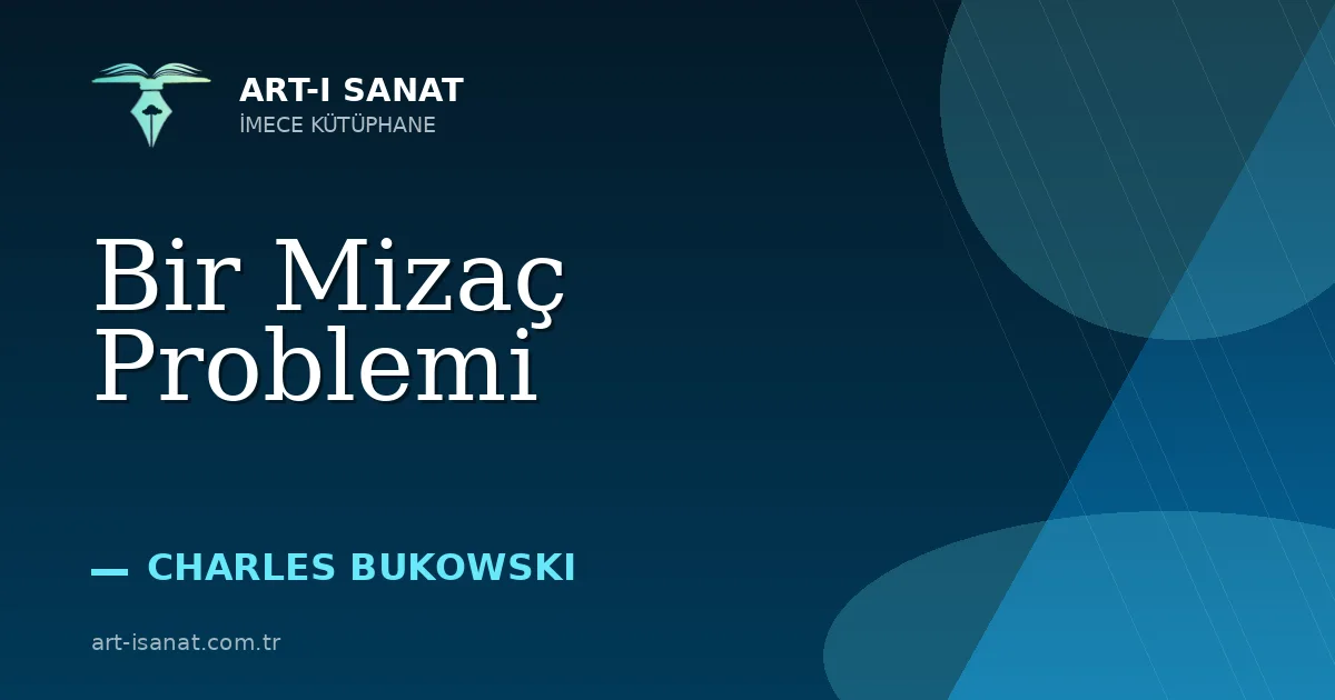 Bir Mizaç Problemi