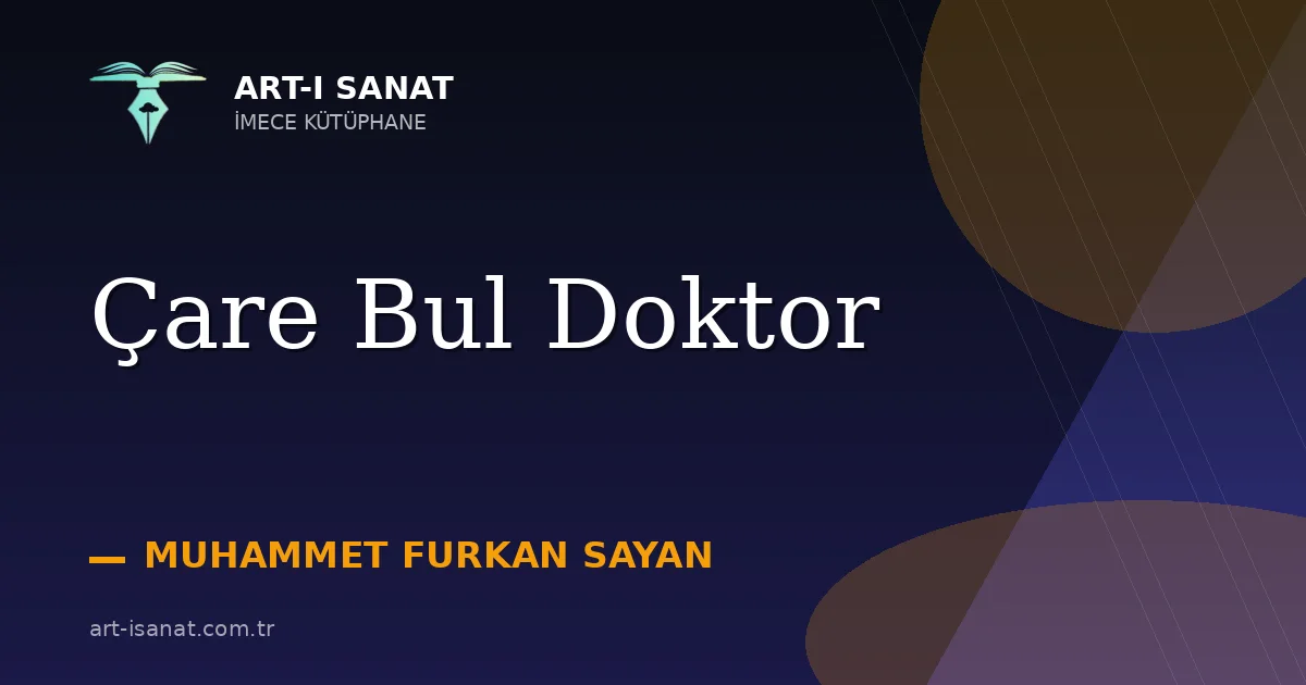 Çare Bul Doktor