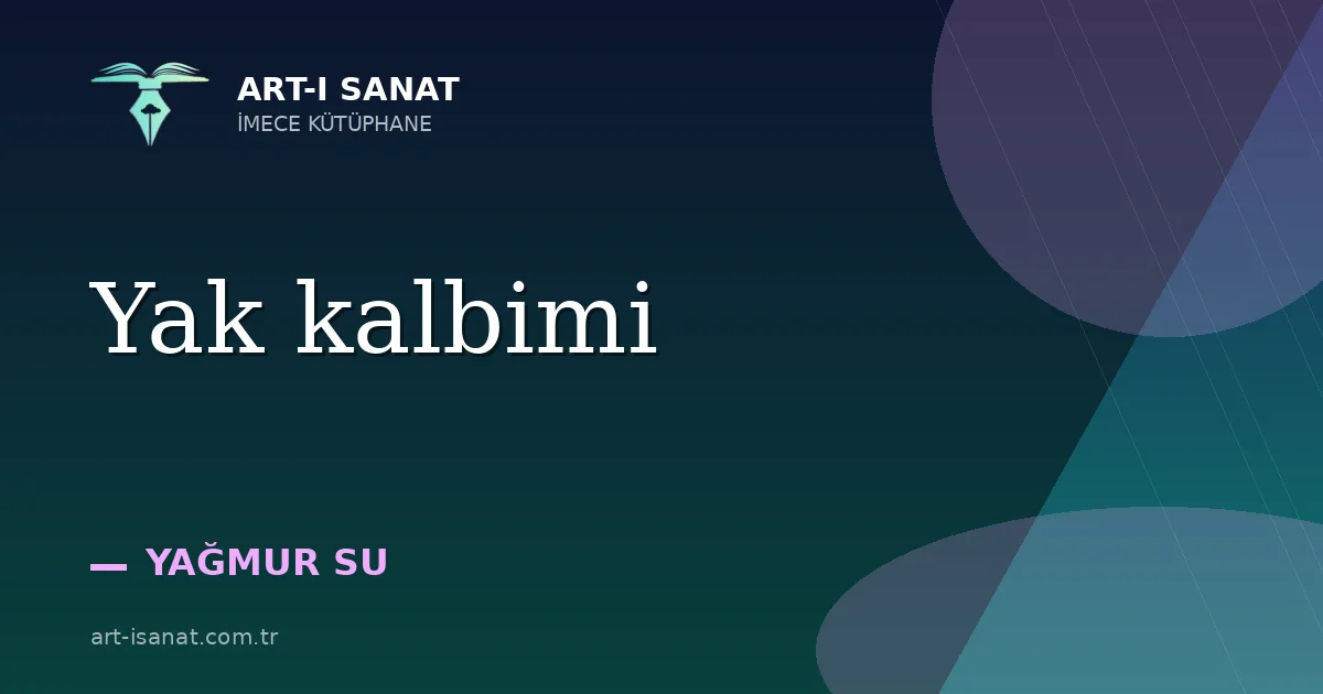 Yak kalbimi
