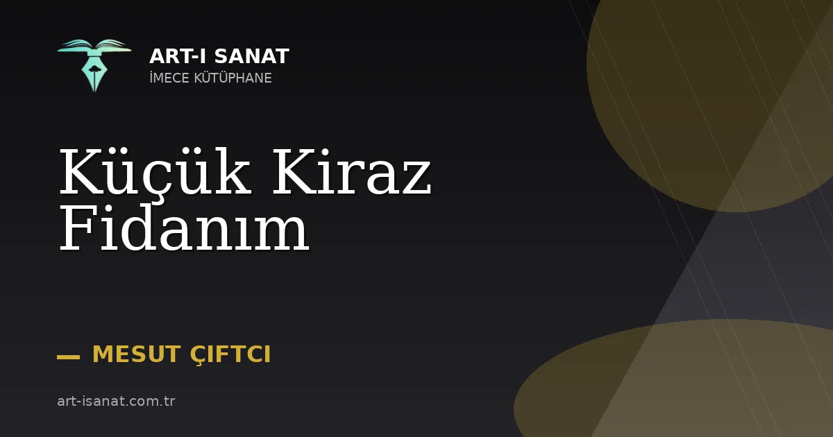 Küçük Kiraz Fidanım