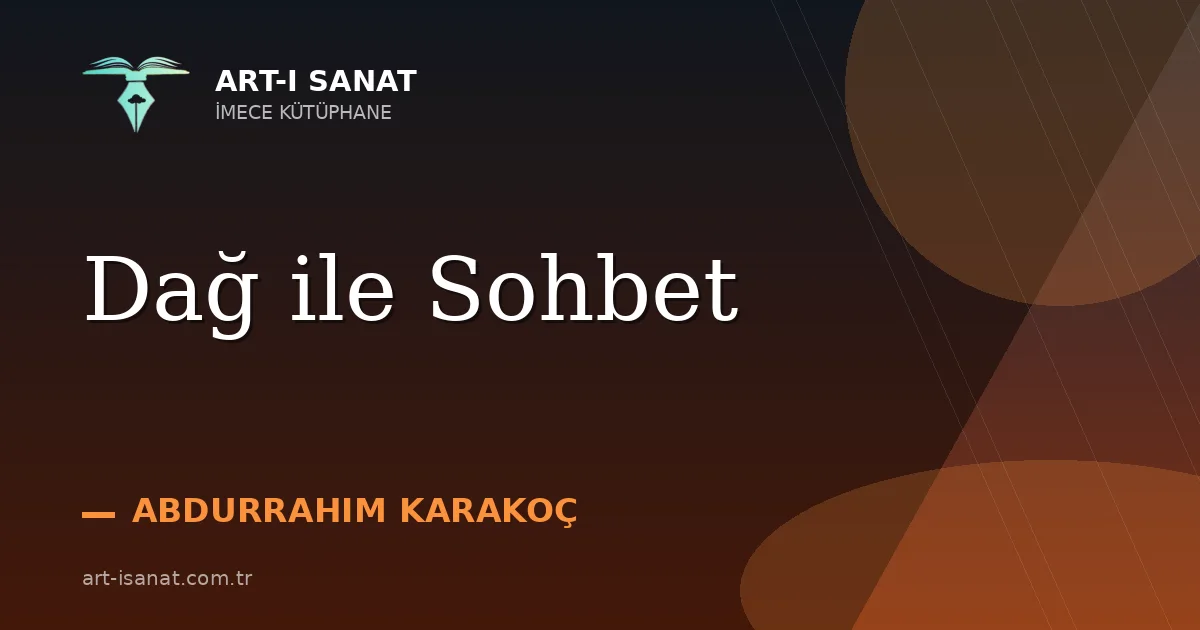 Dağ ile Sohbet