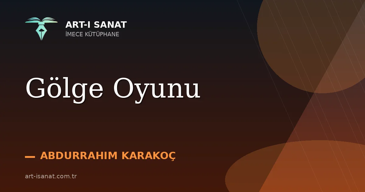 Gölge Oyunu
