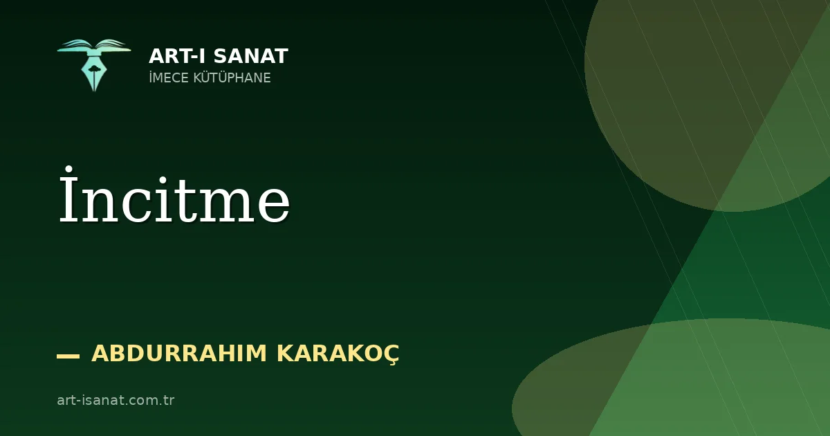 İncitme