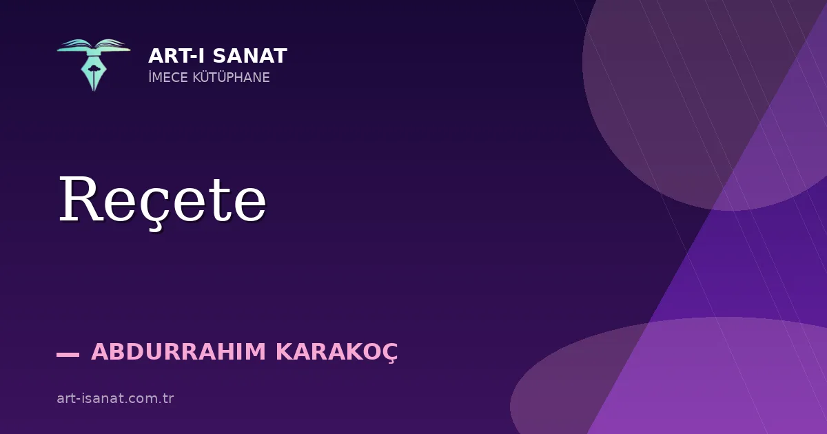 Reçete