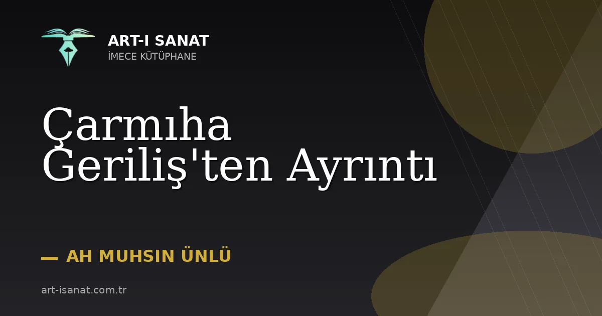Çarmıha Geriliş'ten Ayrıntı
