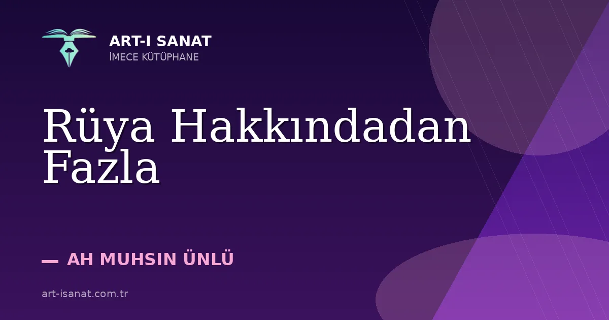 Rüya Hakkındadan Fazla