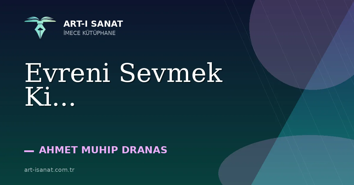 Evreni Sevmek Ki...