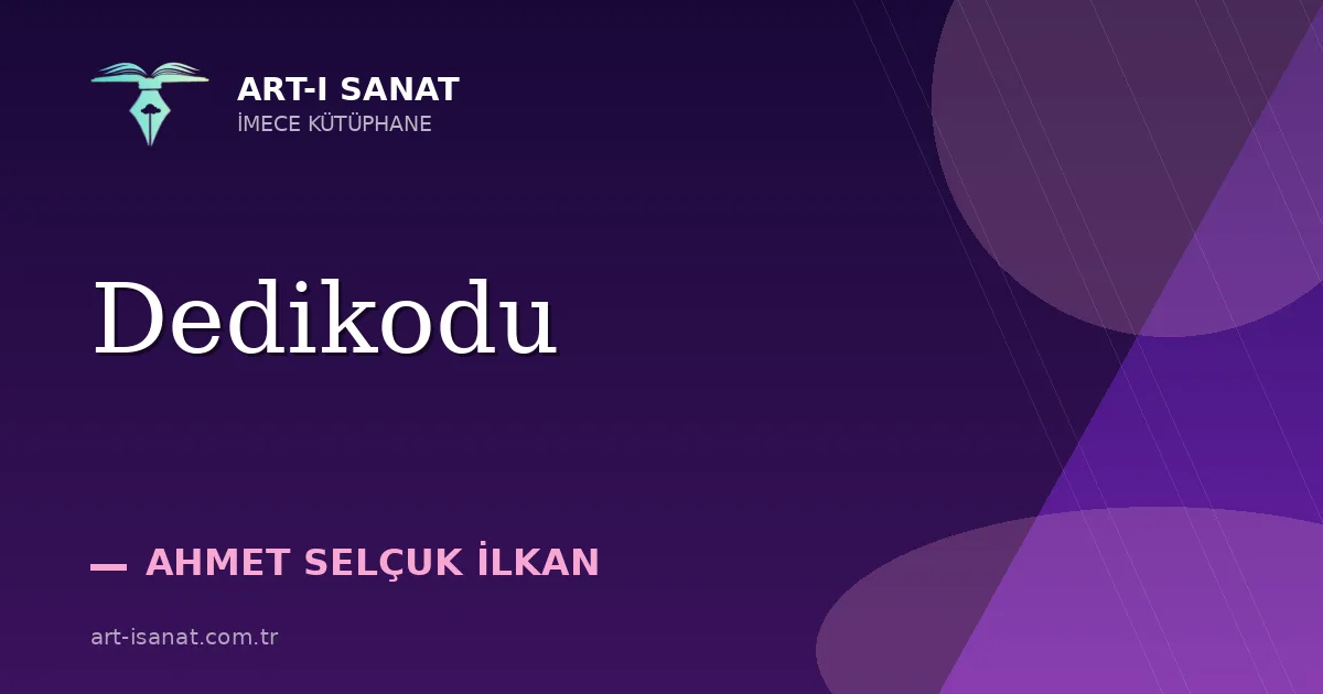 Dedikodu