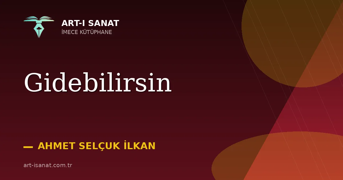 Gidebilirsin