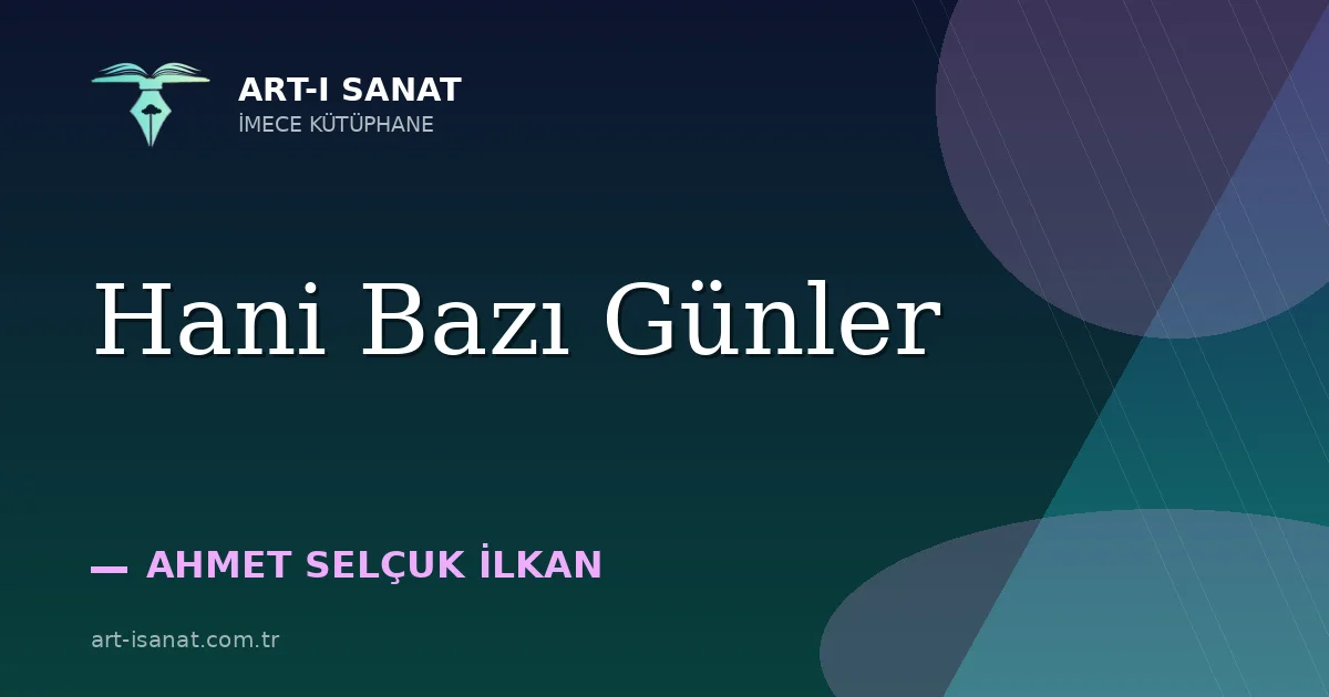 Hani Bazı Günler