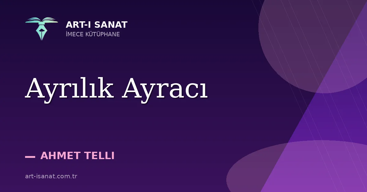 Ayrılık Ayracı