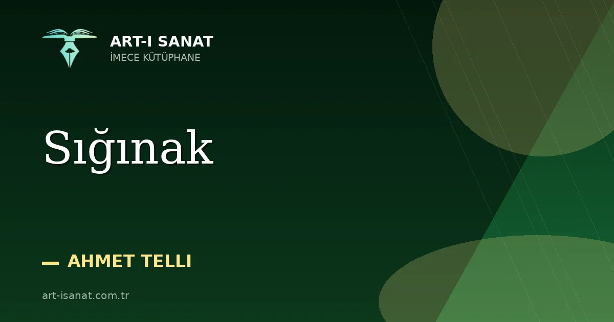 Sığınak