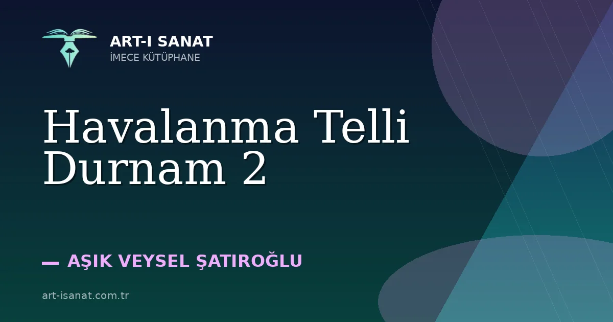 Havalanma Telli Durnam 2