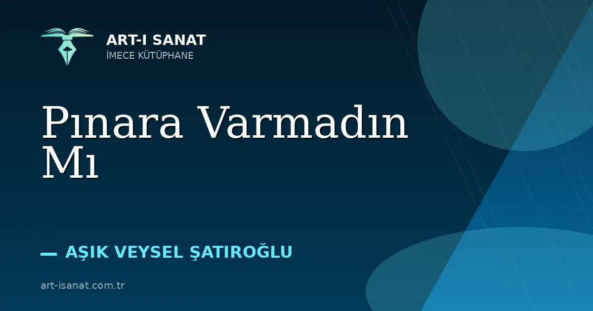 Pınara Varmadın Mı