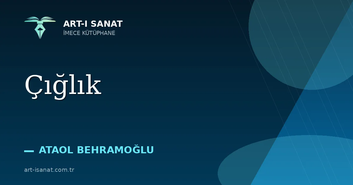 Çığlık