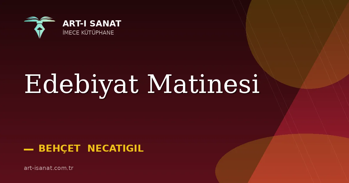Edebiyat Matinesi
