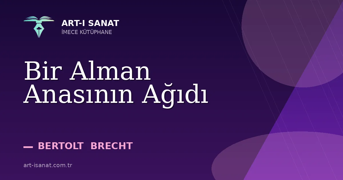 Bir Alman Anasının Ağıdı