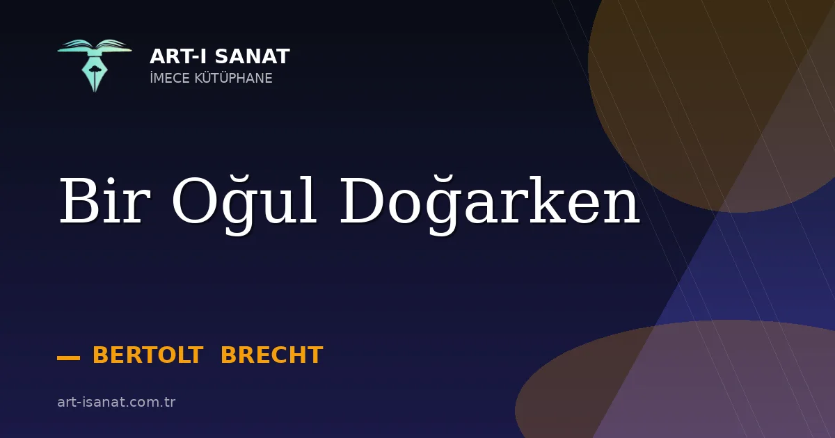 Bir Oğul Doğarken
