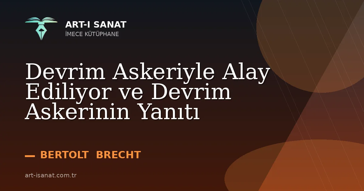 Devrim Askeriyle Alay Ediliyor ve Devrim Askerinin Yanıtı