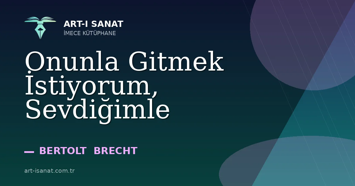 Onunla Gitmek İstiyorum, Sevdiğimle