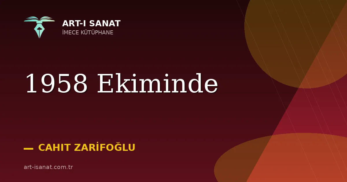 1958 Ekiminde