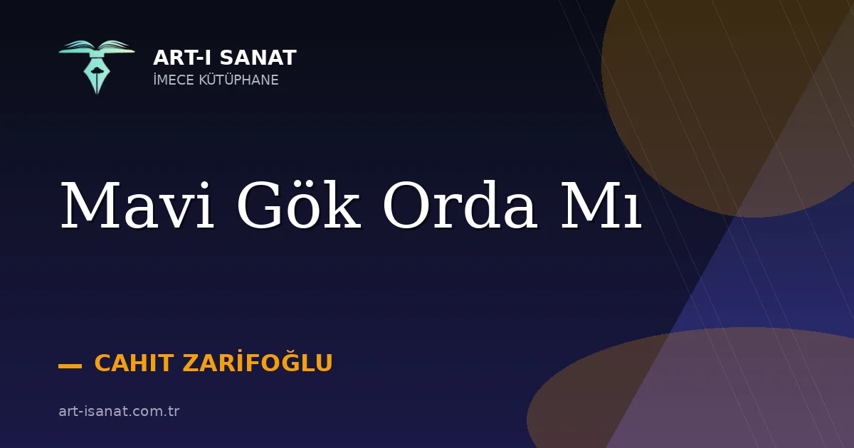 Mavi Gök Orda Mı