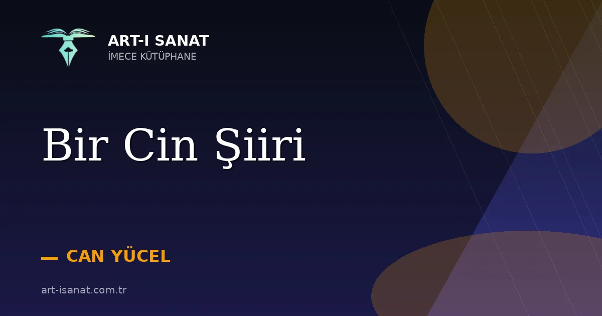 Bir Cin Şiiri