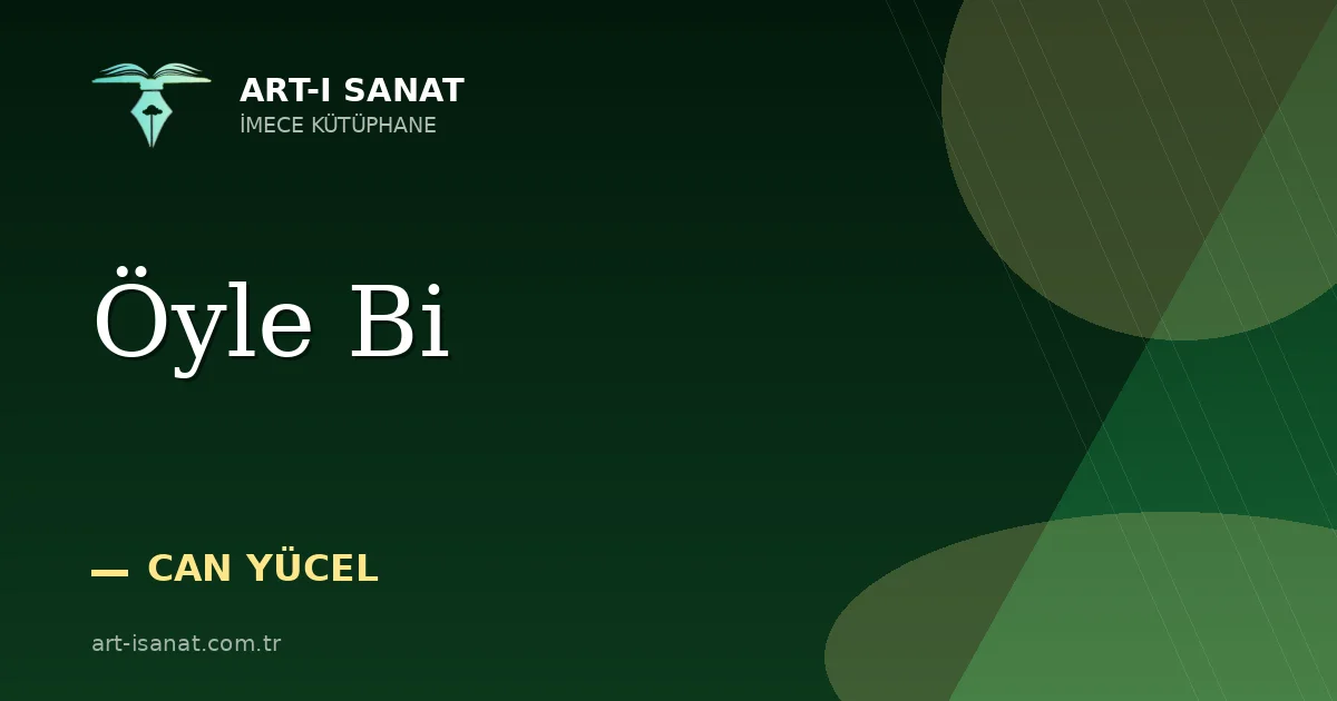 Öyle Bi