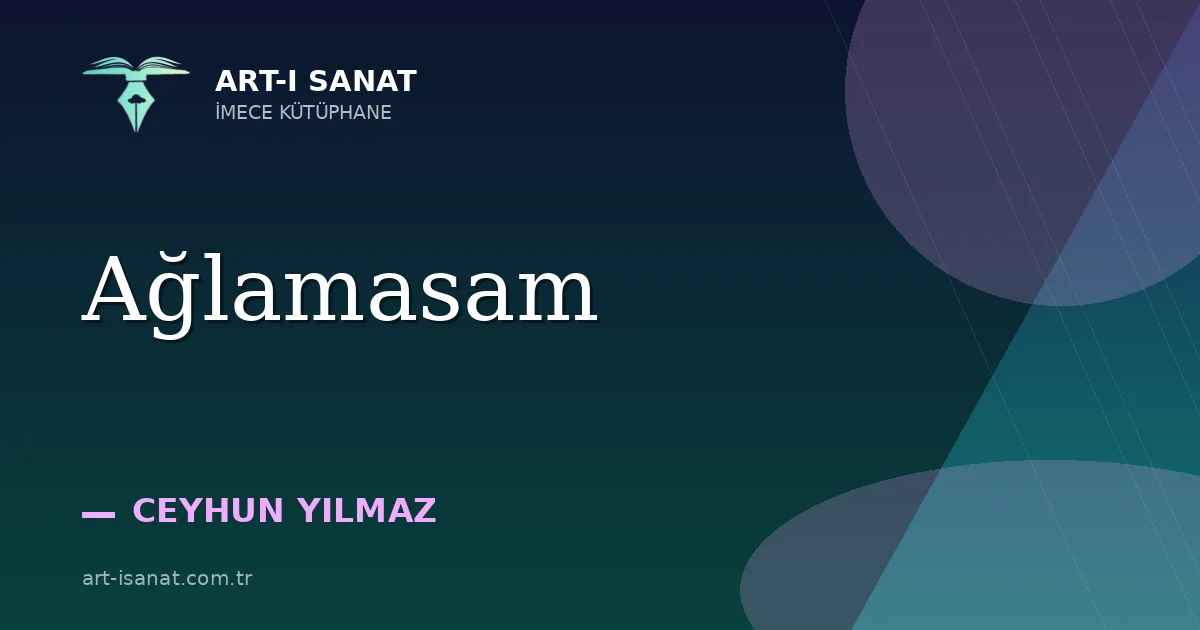 Ağlamasam