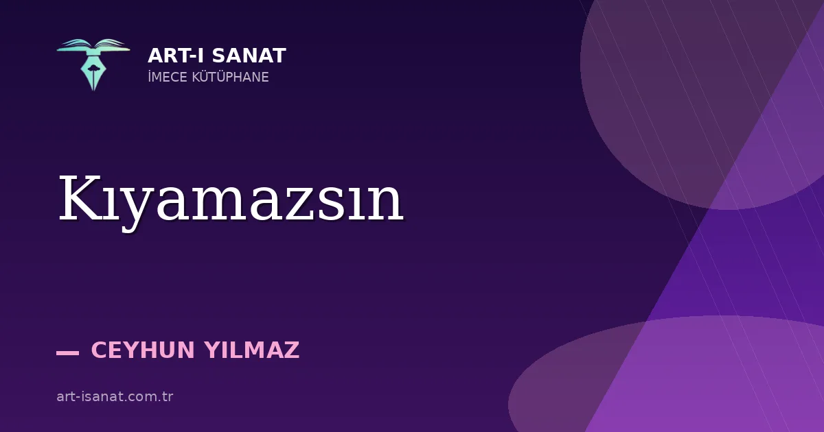 Kıyamazsın