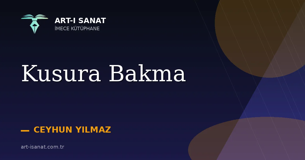 Kusura Bakma