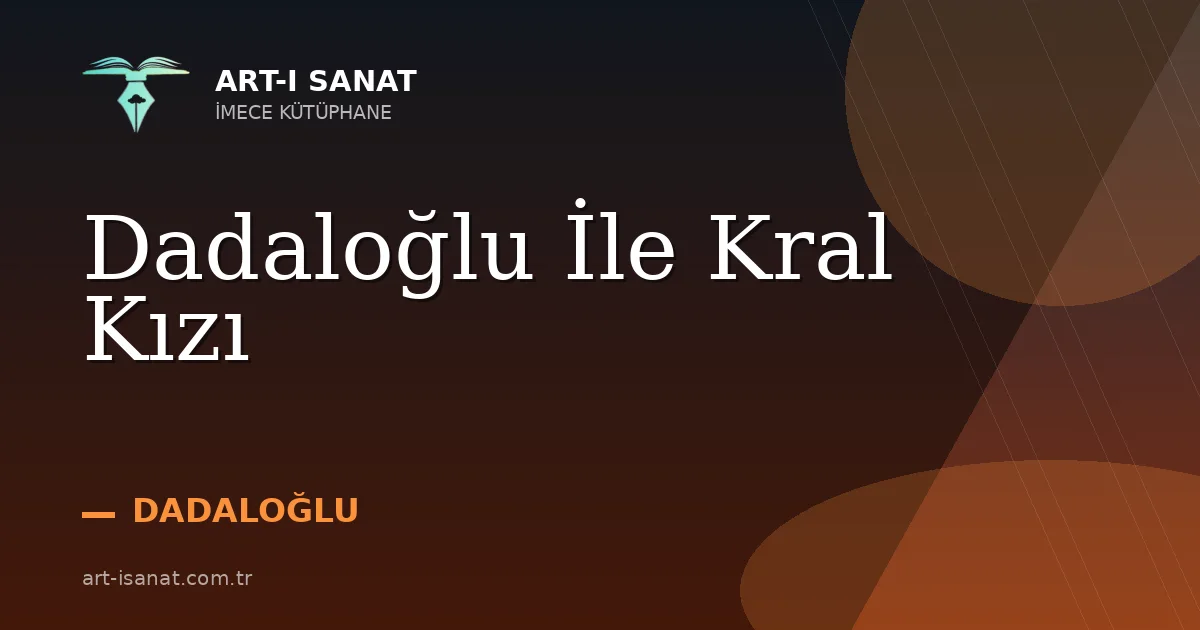 Dadaloğlu İle Kral Kızı