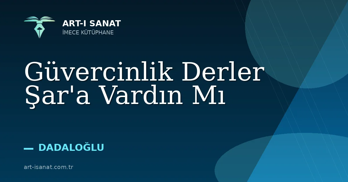 Güvercinlik Derler Şar'a Vardın Mı