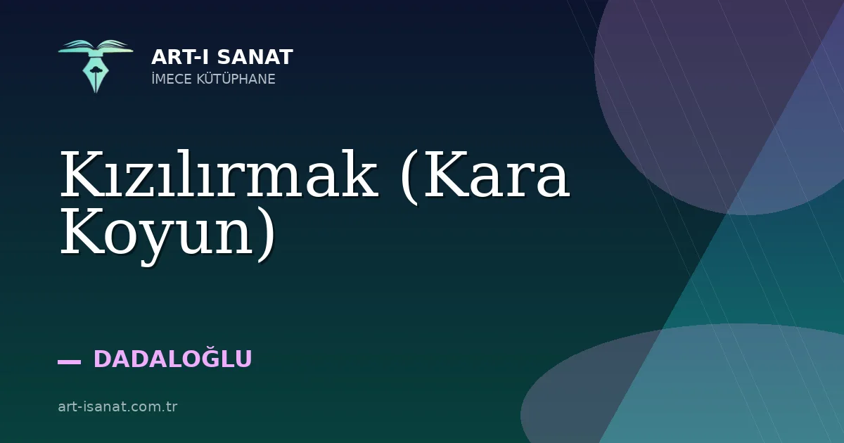 Kızılırmak (Kara Koyun)