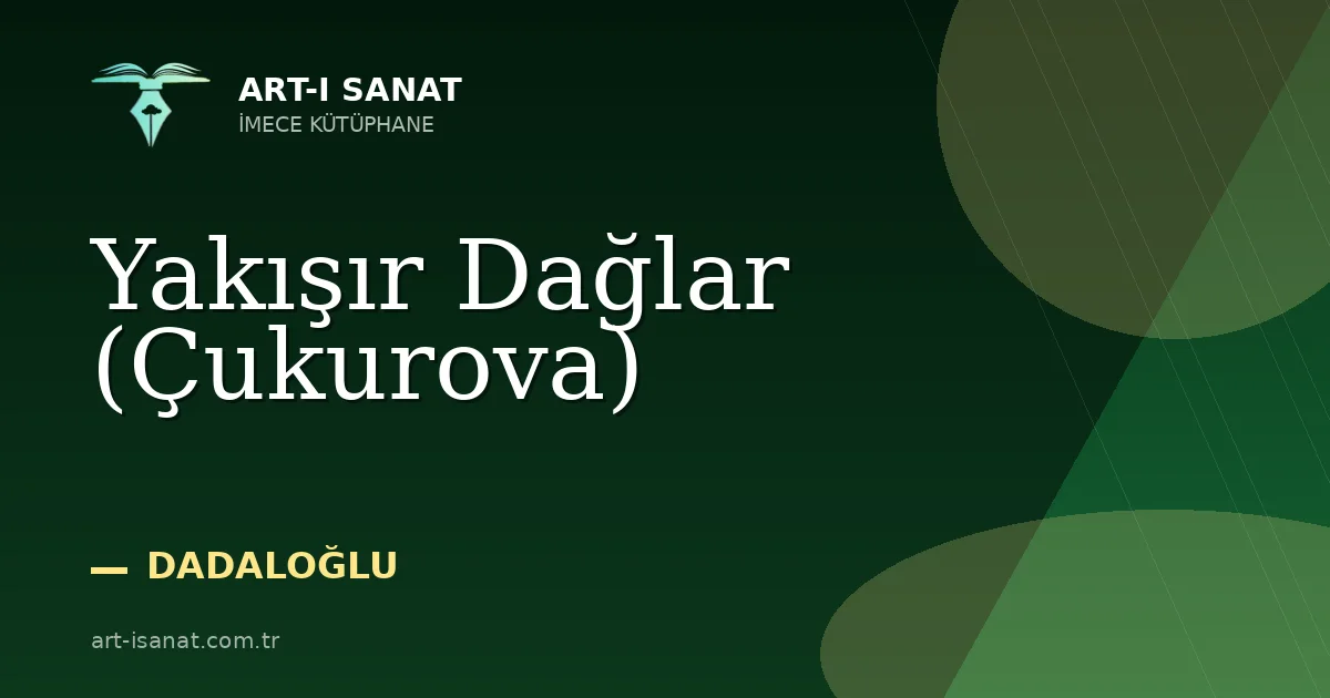 Yakışır Dağlar (Çukurova)