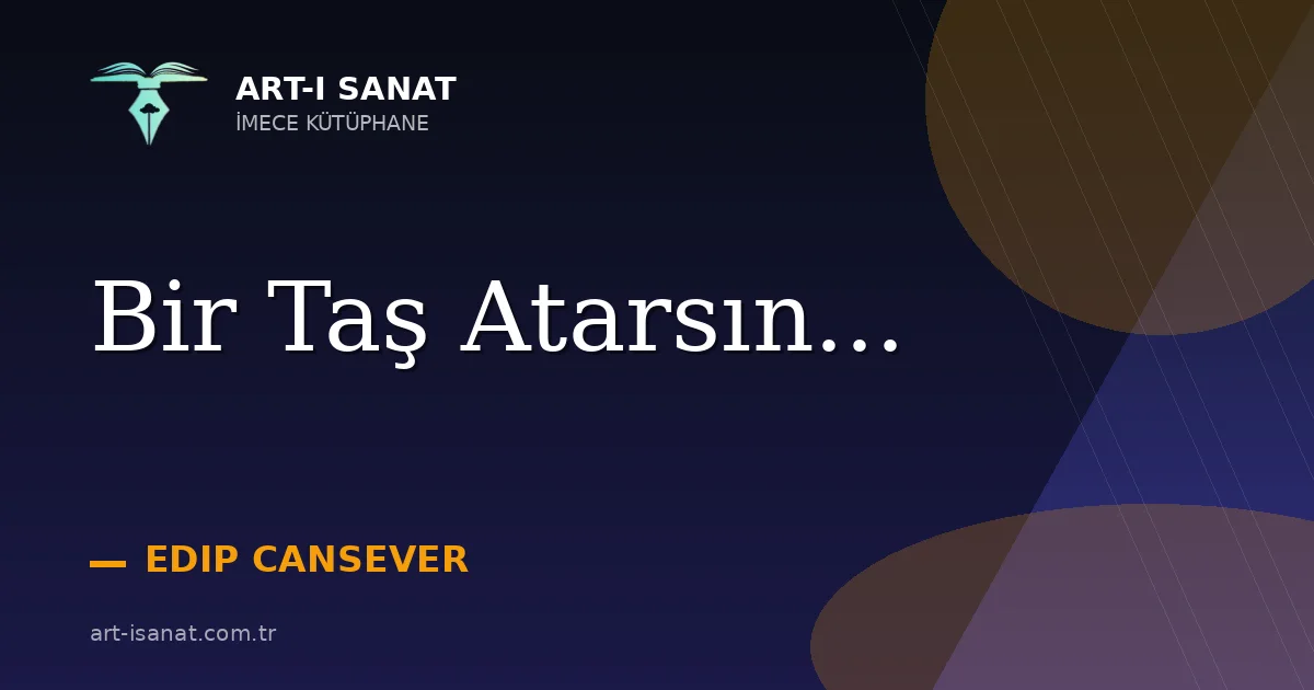 Bir Taş Atarsın...