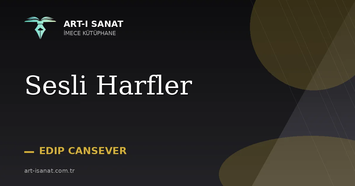 Sesli Harfler