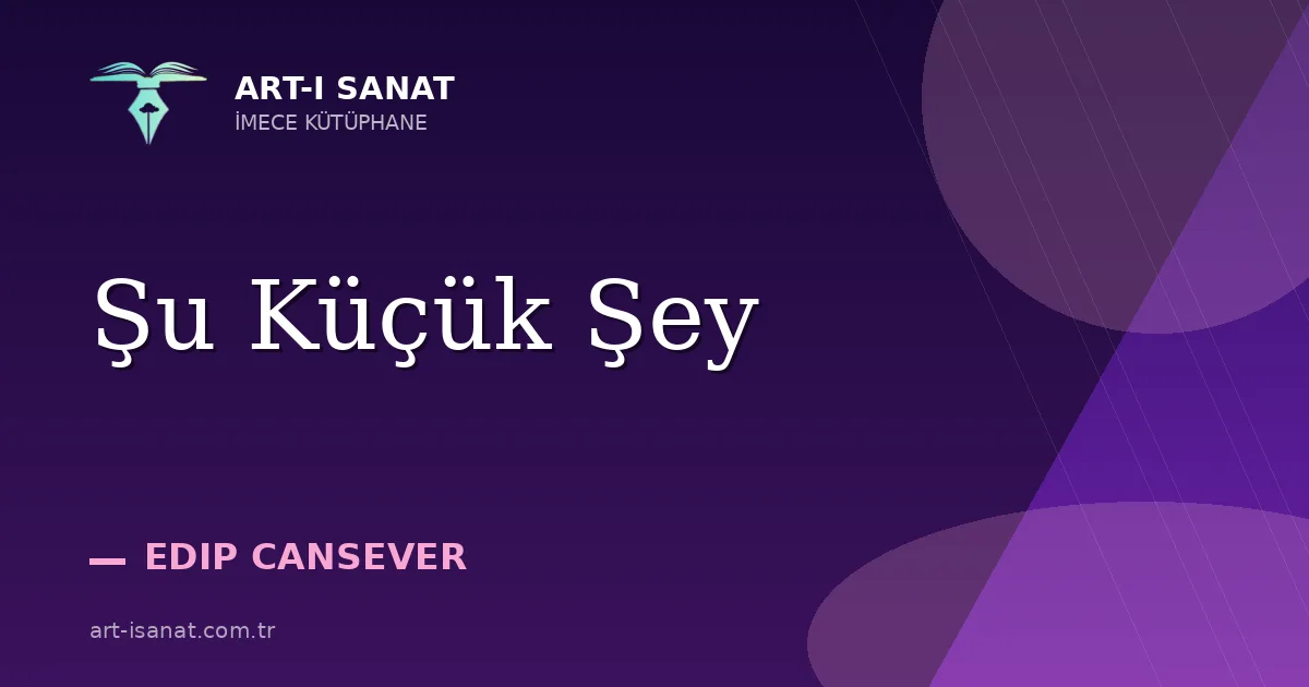 Şu Küçük Şey