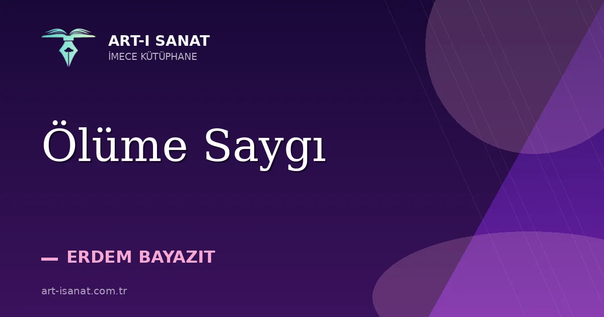 Ölüme Saygı