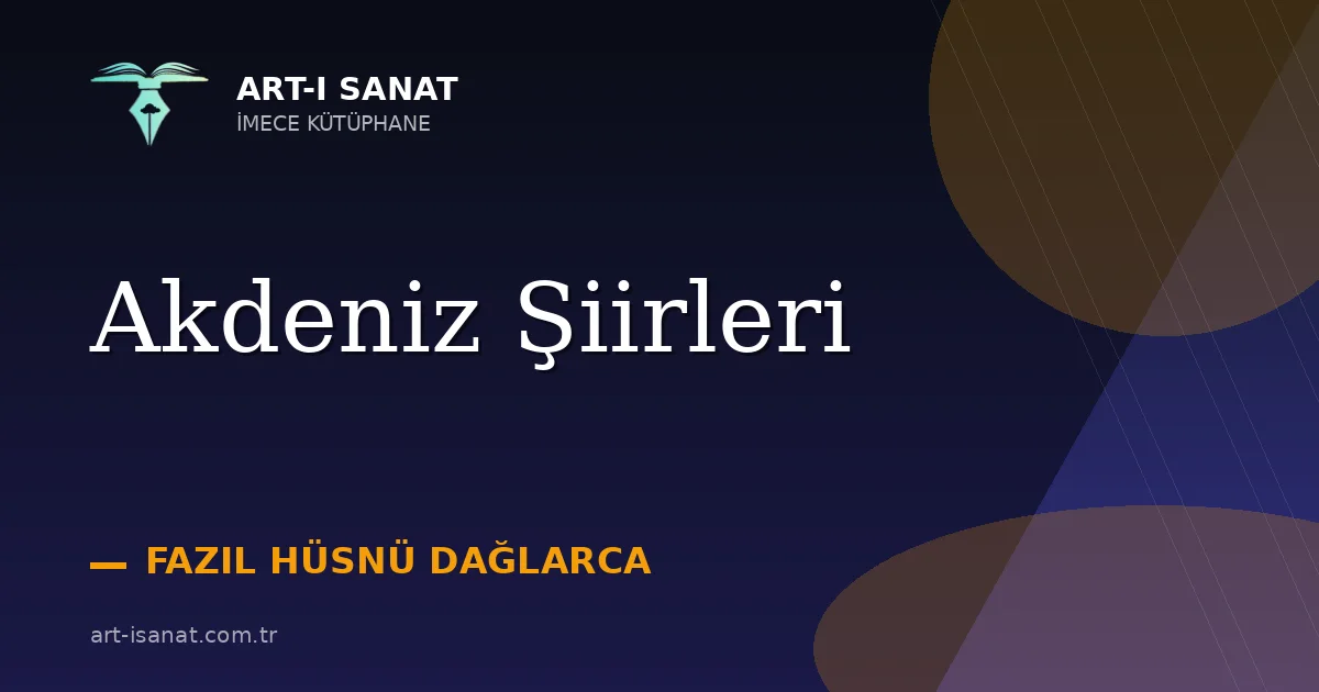 Akdeniz Şiirleri