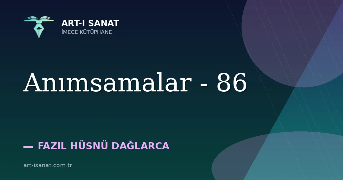 Anımsamalar - 86