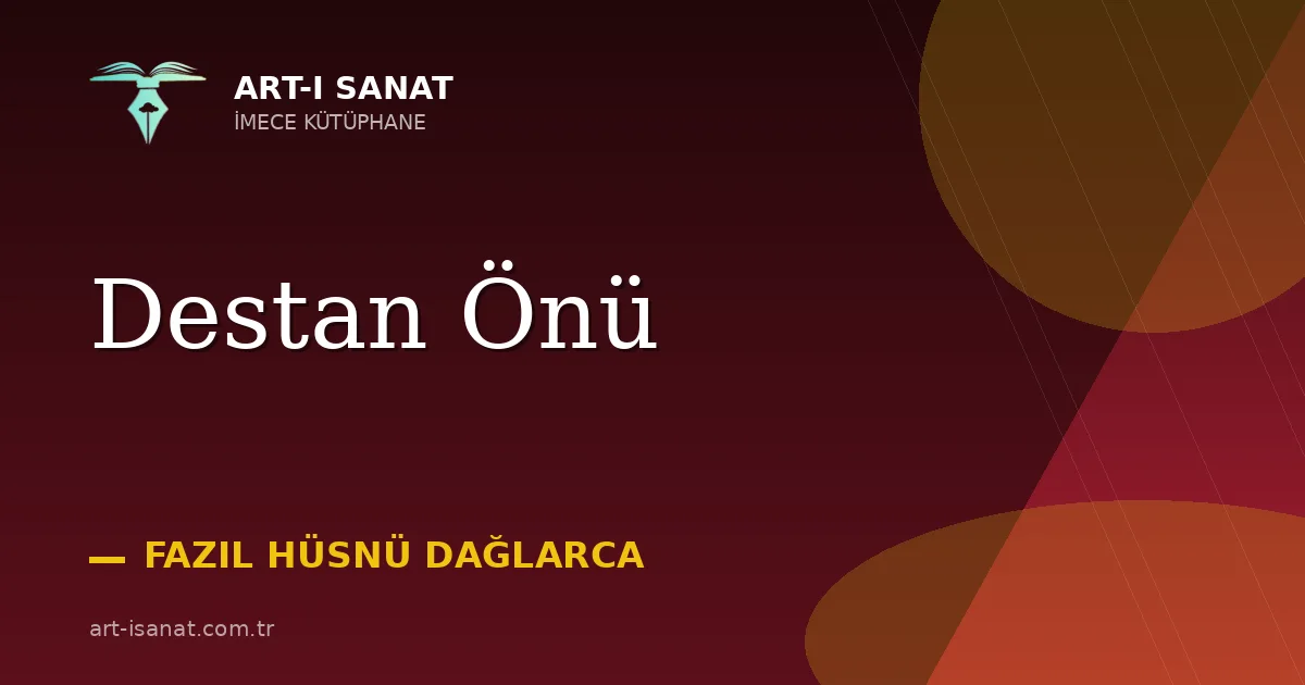 Destan Önü