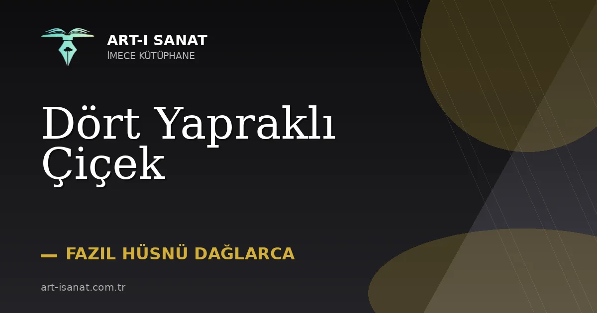 Dört Yapraklı Çiçek