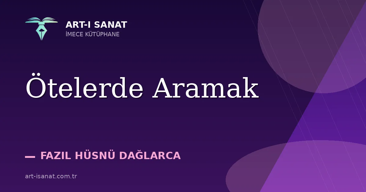 Ötelerde Aramak