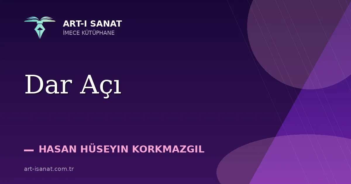 Dar Açı