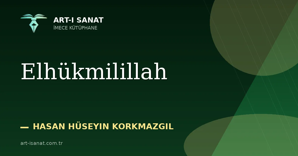Elhükmilillah