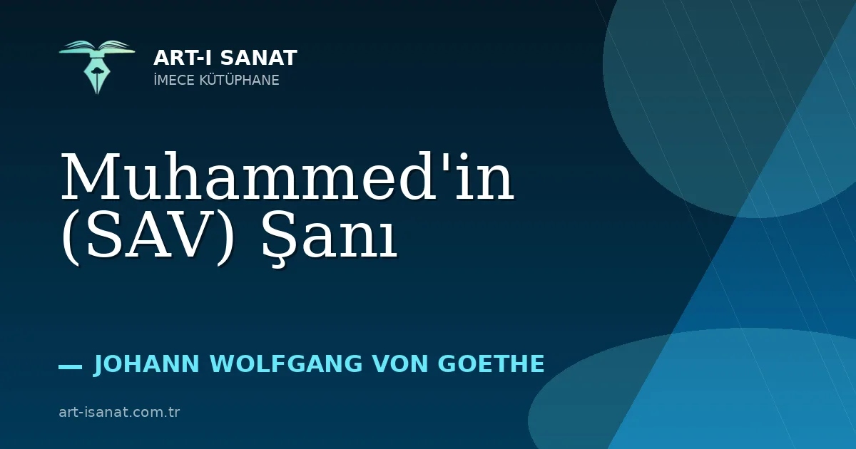 Muhammed'in (SAV)   Şanı